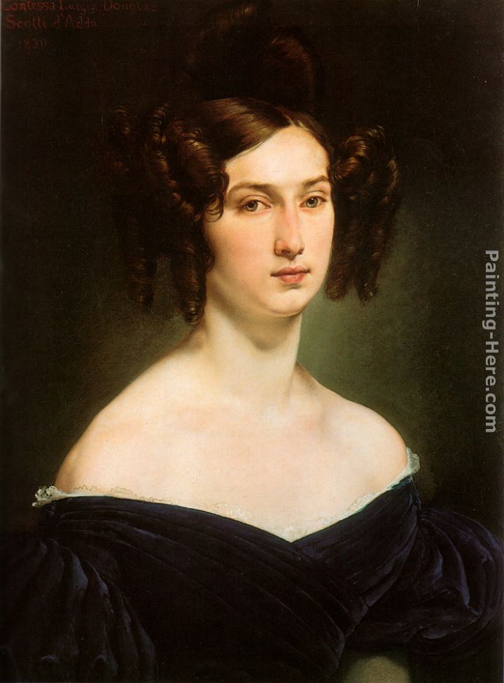 Francesco Hayez Ritratto della contessa Luigia Douglas Scotti d'Adda